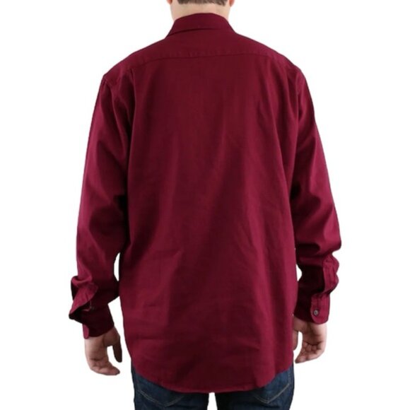 Wrangler Comfort Cotton Shirt Button Up Pockets Denim Long Sleeve Casual Top 3XL - Picture 5 of 15